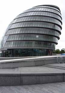 Case Studies: GREATER LONDON AUTHORITY - GLA BUILDING - LONDON - UK This new and striking piece of modern architecture,which sits opposite the Tower of London, and next to Tower Bridge, houses