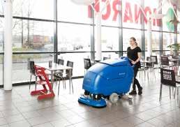 valves The SCRUBTEC 8 series of scrubber dryers are suitable for large area cleaning.