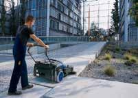 without tools Manual filter shaker The FLOORTEC 350 sweeper is the ideal solution for small to medium sized cleaning jobs like service stations, small car parks, school yards,