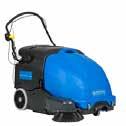 FLOORTEC 760 - Walk-Behind Sweepers The effective, productive and ergonomic way to sweep One touch sweeping control All functions start automatically when brooms are lowered and the machine is