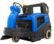 FLOORTEC R 985 - Ride-On Sweepers With Hydraulic Dump NEW Ride-on sweepers made for safer and more sustainable cleaning Productivity is increased due to a new innovative brush adjustment system which