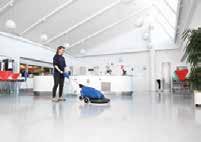 Due to the low noise level, it is ideally suited for daytime cleaning in hospitals, institutions, hotels and other public areas.