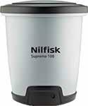 Nilfisk Supreme 100 - Central Vacuum Cleaner For apartments and small houses up to 100 sqm Can be used with or without a bag Dust container with cyclone system Low working sound The central unit is