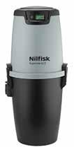 Nilfisk Supreme LCD - Central Vacuum Cleaner Nilfisk central vac for houses up to 500 sqm LCD info center on the machine, where information on: Indicator for dust bag / filter change, suction level,