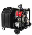 MH PE / DE - Pressure Washers - Petrol And Diesel Driven Hot water heavy-duty petrol and diesel pressure washers EcoPower boiler with > 92% efficiency with reduced running costs Slow running pumps