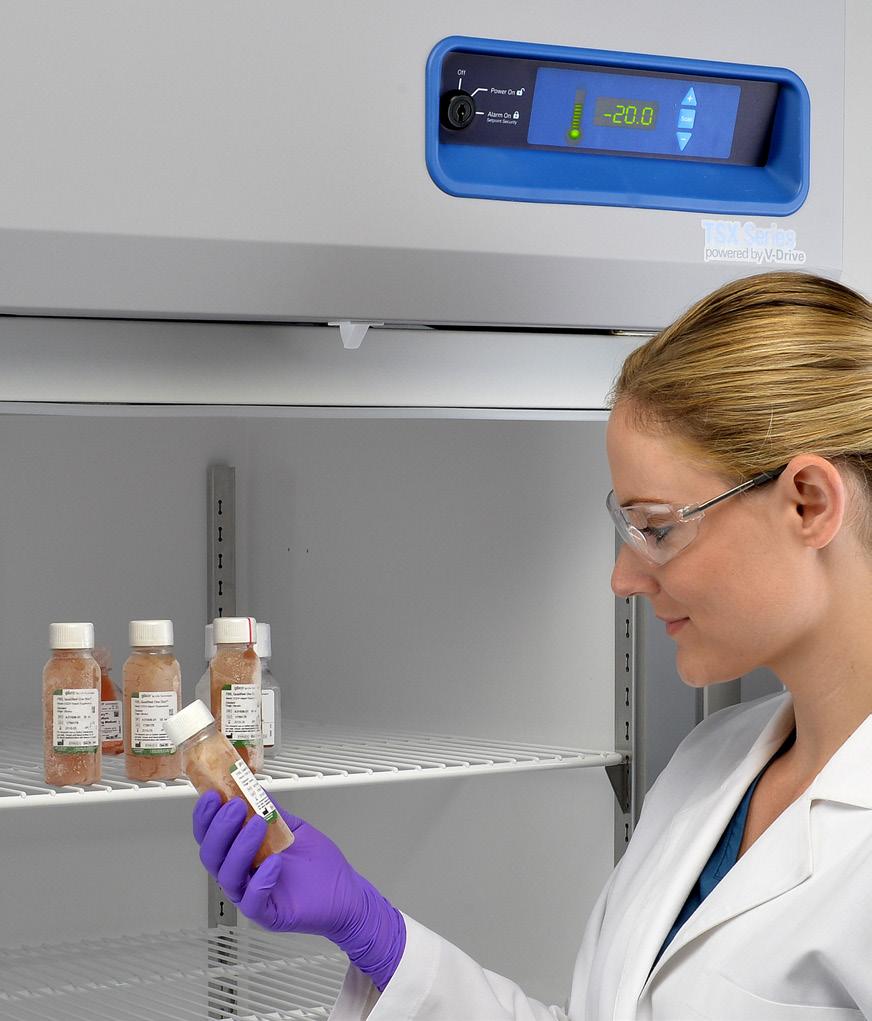 TSX Series High-Performance Auto Defrost 30 C Freezers Biologics Diagnostics kits and reagents Industrial testing Molecular biology Our high-performance laboratory freezers are designed for