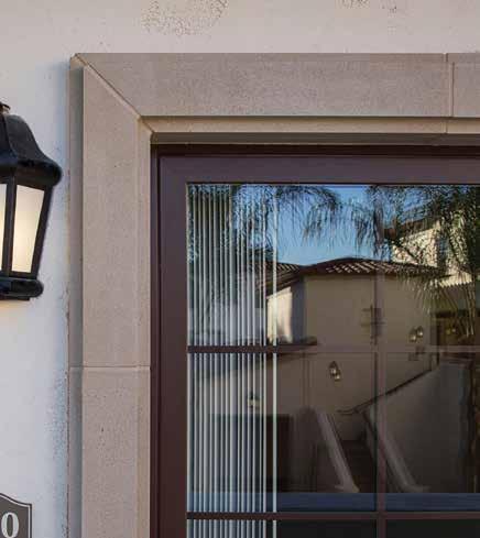 Premium Exterior Vinyl Finishes Montecito Series gives you design flexibility with eight premium and two standard exterior colors.