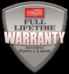 Silver Fog Sand Ivory A Full Lifetime Warranty Anywhere. At Milgard, we stand behind every window and patio door we build, and Premium Exterior Vinyl Finishes are no exception.