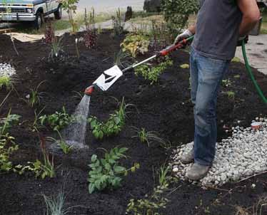 Replenish Mulch Mulch prevents erosion, controls weeds, retains moisture, adds organic material to the soil, and improves drainage.