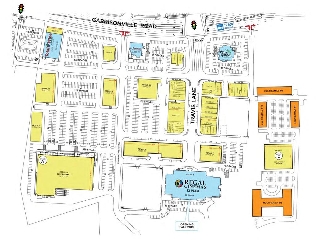 SITE PLAN TIMING PHASE I GRAND OPENING: FALL 209 PHASE II DELIVERY: SPRING 2020 the GARRISON at Stafford PHASE II (DELIVERY SPRING 2020) PARKING