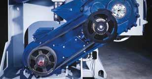 EFFICIENTLY POWERFUL THE MACHINE CONCEPT Robust gear drive for high output and