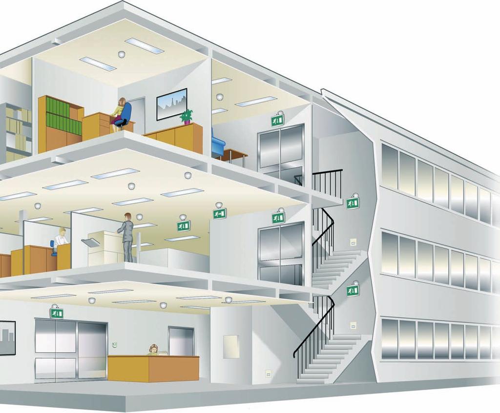 GSM Remote control of the FIRElux-2 emergency lighting system is possible utilising