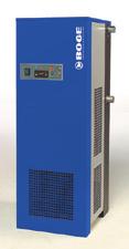 350 scfm Inlet temperature max 125 F Inlet temperature max 160 F Inlet temperature max 212 F BOGE RS BOGE RS compressed air refrigeration dryers are designed specifically for corrosive environments.