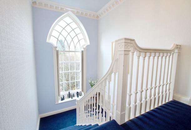 elegant stairs and a beautiful Westmorland window Two reception rooms - perfect for entertaining Atmospheric study with fitted