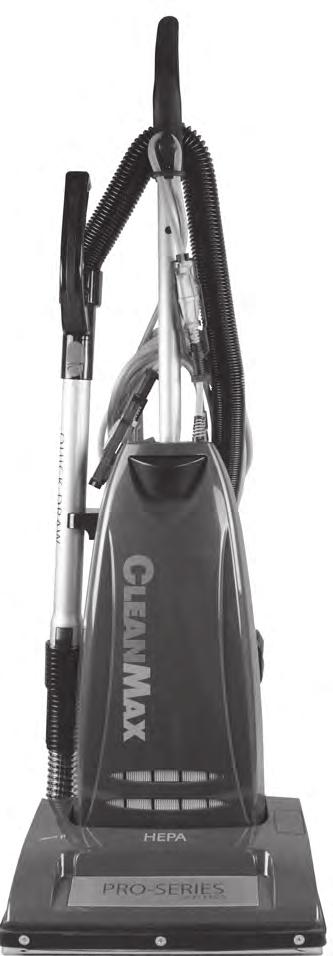 CLEANMAX OPERATING INSTRUCTIONS FOR CLEANMAX PRO SERIES UPRIGHT VACUUMS MODELS : CMPS-1T
