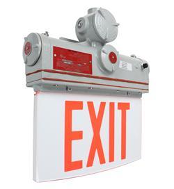Explosion Proof Exit Sign - Class I, Division I -