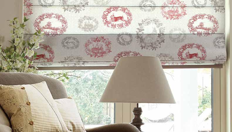 2 3 ROMEX BLINDS Create a stunning focal point in any room with a Romex Roman blind.