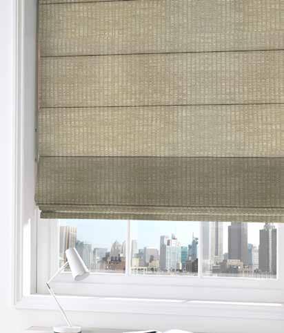 blinds are the modern alternative to soft Roman blinds or curtains.