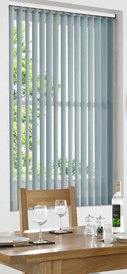 1 VERTICAL BLINDS 2 Vertical blinds are the most versatile of products giving you effortless control