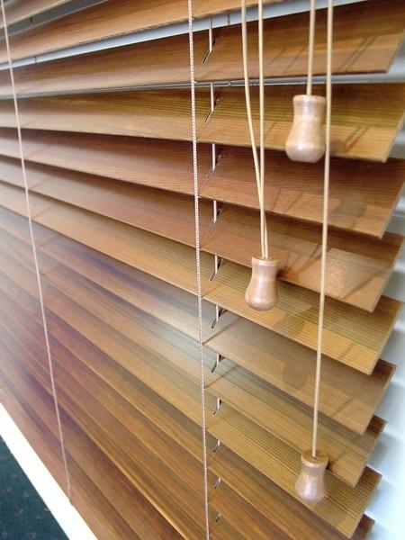 Canadian Cedar and American Hardwood Venetians 45% OFF NOW Canadian Cedar is a natural soft wood, grown in Canada.