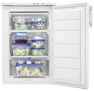 Full width diary compartment is ideal for butter and cheese storage, so you can serve these straight from the fridge. This 55cm wide freezer has a large storage capacity and is ideal for families.