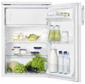 compartment 2 glass shelves 3 full width door shelves 128 litre gross fridge capacity Removable egg tray Reversible door hinging Save money with this energy effi