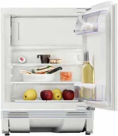 BUILT-IN COOLING: UNDER COUNTER FRIDGES AND FREEZERS COOLING ZQA12430DA ZQA14031DA ZQF11431DA A+ 82 17 ltr 105 ltr A+ 82 140 ltr A+ 82 108 ltr QUICK The 4 star freezer compartment in this fridge lets
