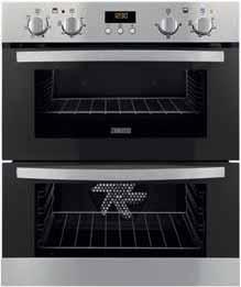 COOKING: UNDER COUNTER DOUBLE OVENS ZOF35712XK A AUTO Make cooking a more enjoyable part of your life with a multifunction oven, which combines the benefi ts of the fan and conventional oven for