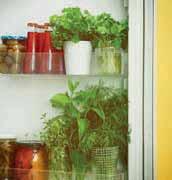 COOLING EASY TIPS Stick your fresh herbs in a glass of water and put them in your fridge, this will make them last longer.