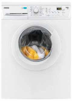 LAUNDRY:WASHING MACHINES ZWF81243W ZWF71243W ZWC1301 8 KG 1200 A+++ B AUTO 7 KG 1200 A+++ B AUTO 3 KG 1300 A B B MIX 20º 30 MIX 20º 30 30 This washing machine has everything you really need and is so