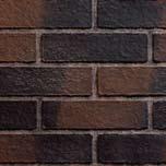 Banded Brick Liners have dark creamed-coffee bricks with charcaol mortar in running bond