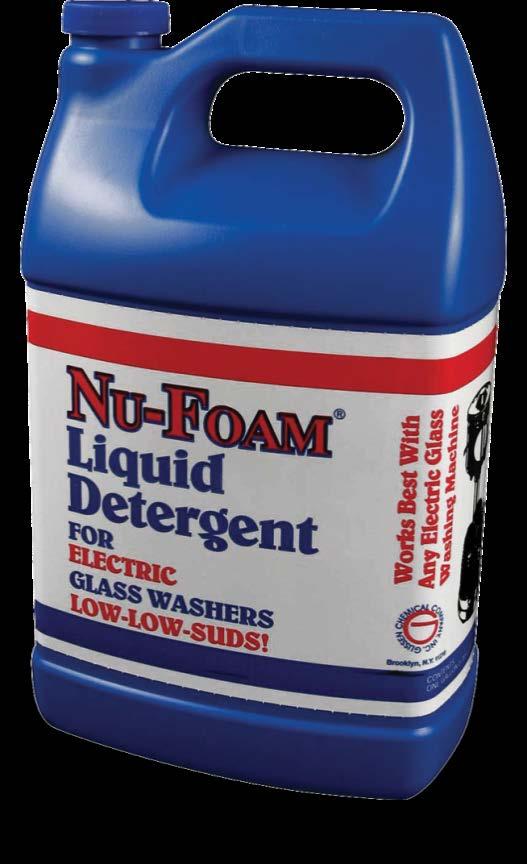 Nu-Foam Low Low Suds (Formulated with less suds for faster turnover.