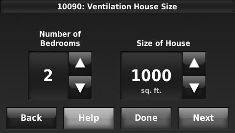 4. Select the Ventilation Fan Control. See Ventilation Fan Control (ISU 10060) on page 113 for more information. See Fig. 251. ISU 10060 is only displayed if the Ventilation Type is ERV / HRV.