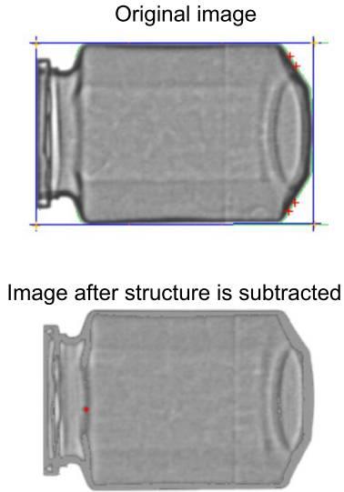 Inspection Features Mask AutoEdge The mask features exclude certain areas of the image from foreign object