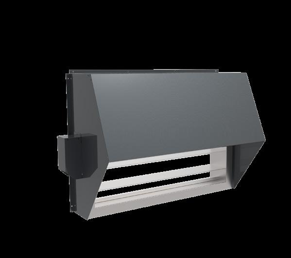 Air Inlet(AUi) Series : accessoires Air Outlet (AUe) Series : accessoires AIR INLET WITH PROTECTION GRILL - AUi The inlet air section is secured by means of screws to the air handling unit s duct