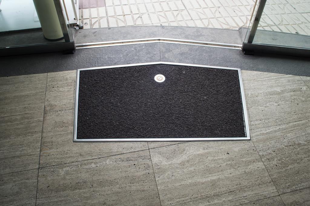 Walk-Off Entry Door Mats Place matting at building entrances and in high-traffic zones as the most effective first line of defense against tracked in dirt and debris.
