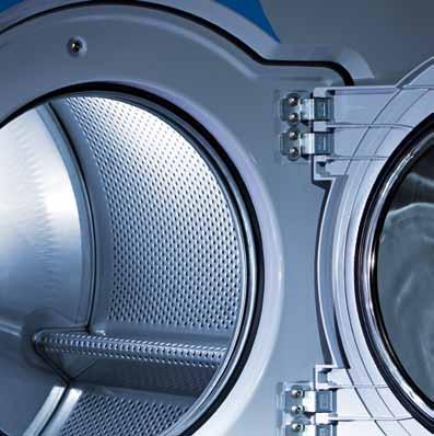 Electrolux Professional Front Load Washers Automatic Saving System Up to 50 % water savings at half load Energy saving due to less water to heat Software built into the wash cycle that reduces water