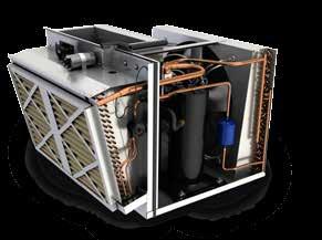 Conditioning & Heat Pumps Hydronic Easily removable hydronic heating modules containing 3 row or 4 row hot
