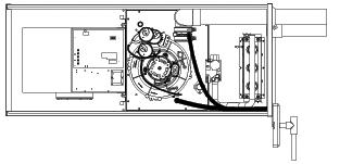 Figure 22 - Horizontal Right with Right Side Venting 15 - Vent And Draining Option - Horizontal Right 1.