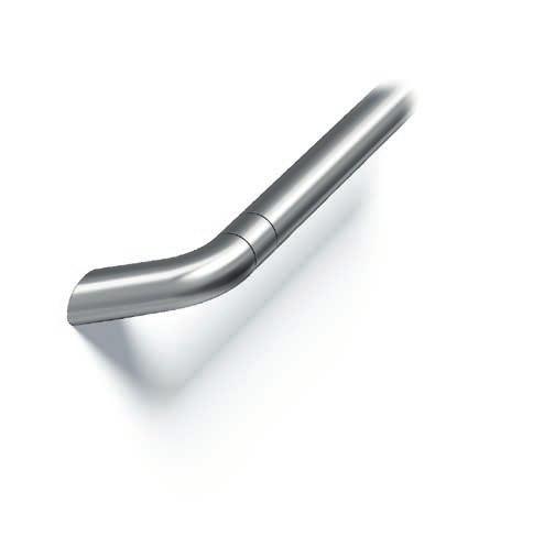 KONE DESIGN COLLECTION Accessories HANDRAILS Stainless Steel HR61 Round silver brushed HR64 Curved