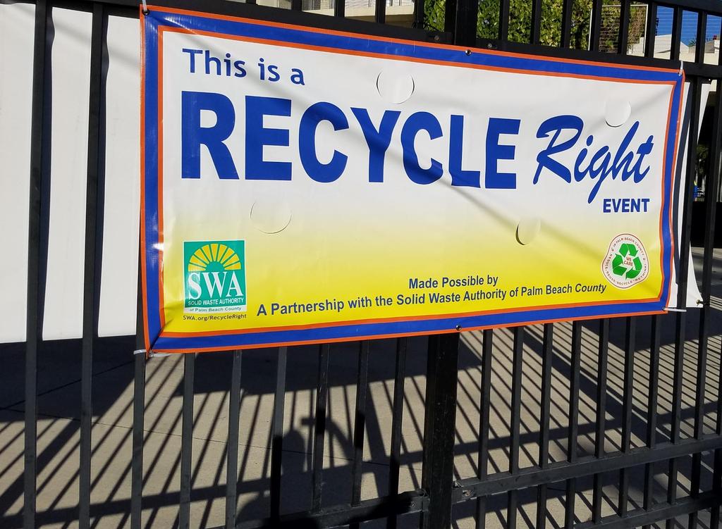 Recycle Right at Palm Beach