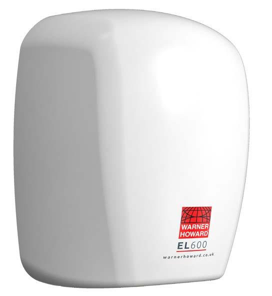 ENTRY LEVEL OFF-SITE WARRANTY 1YEAR OFF-SITE WARRANTY EL600 The EL 600 is a great value for money, ultra low energy hand dryer, and with its lightweight yet durable construction is ideal for most