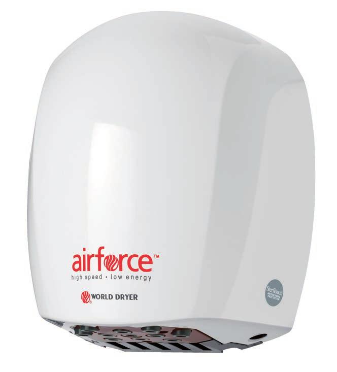 LOW ENERGY Airforce Airforce is the market leading low energy dryer.