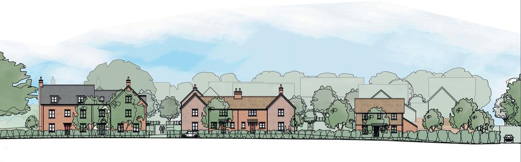 Scheme elevations We are proposing traditionally designed housing in order to respect the character of Waltham Chase.