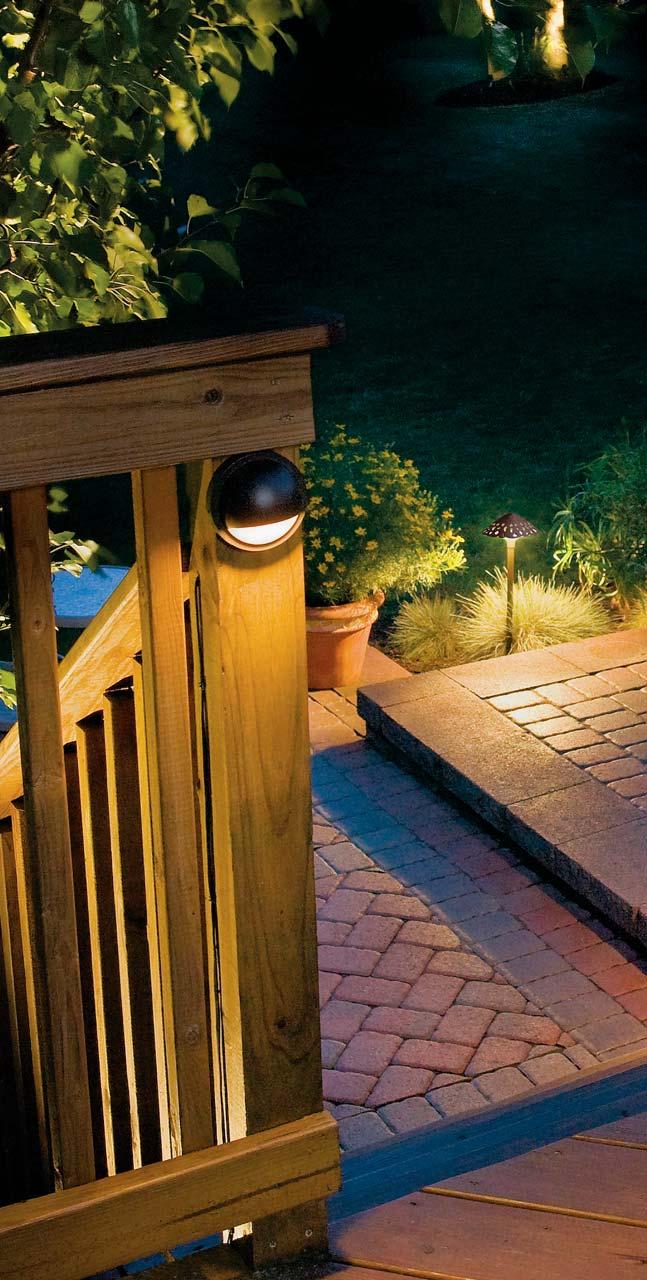 DECK & PATIO LIGHTING Accentuate all of