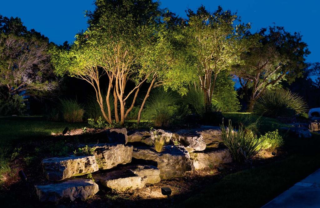 Lamp GRAZING will add depth and dimension to stucco, brick, stonework or architectural