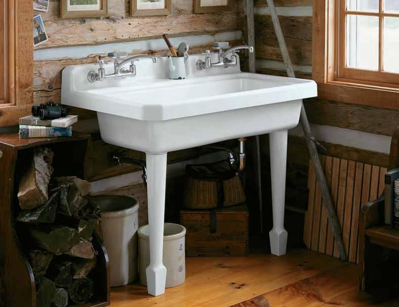 Cast Iron Sinks Harborview White Colour Be inspired by the multi-tasking possibilities of