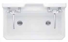 Accessories available 6607W-4 Harborview utility sink, wall-mounted 1219 x 711 x 254mm with