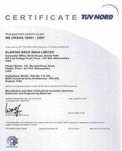 Certifications and Awards 1996 1997 2009 Certifications EN ISO 9001: 2008 QMS EN ISO 14001: 2004 EMS EN ISO 18001: 2007 OHSAS Successfully integrated into one
