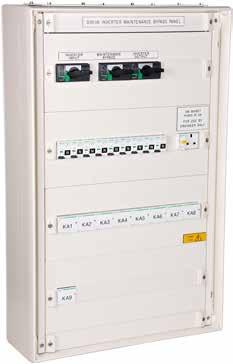 PowerPro EL Range Options / Accessories Remote Alarm Panel External panel for monitoring the Static Inverter Output Distribution Internal distribution of the lighting circuits, standard in EL100XA &
